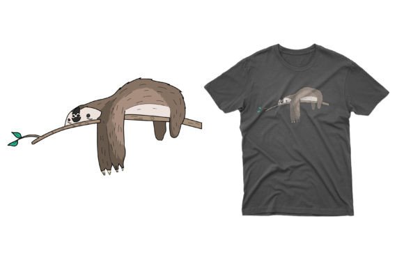 Cute Sloth Vector Designs for Your Creative Projects