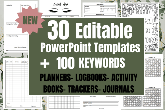Editable PowerPoint Templates for Amazon KDP