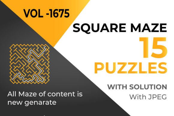 Exploring the Creative Potential of KDP for Kid Square Maze Puzzle VOL-1675