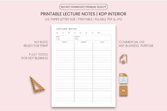 Printable Lecture Notes: Your Gateway to Organized Knowledge and Business Potential