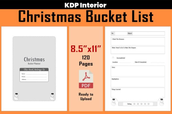 The Christmas Bucket List KDP Interior: Your Gateway to Holiday Creativity and Passive Income