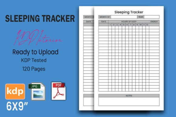 The Sleeping Tracker KDP Interior: Your Secret Weapon for a Better Sleep Journal