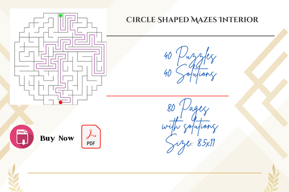 The Strategic Appeal of a Circle Mazes Activity Book for Adult KDP Publishing