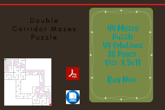 Unlock Creative Fun with Double Mazes Puzzles Interior KDP