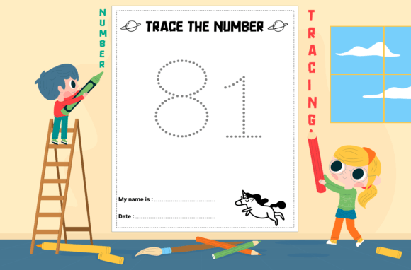 Unlocking Creativity and Efficiency with a Number Tracing KDP Interior